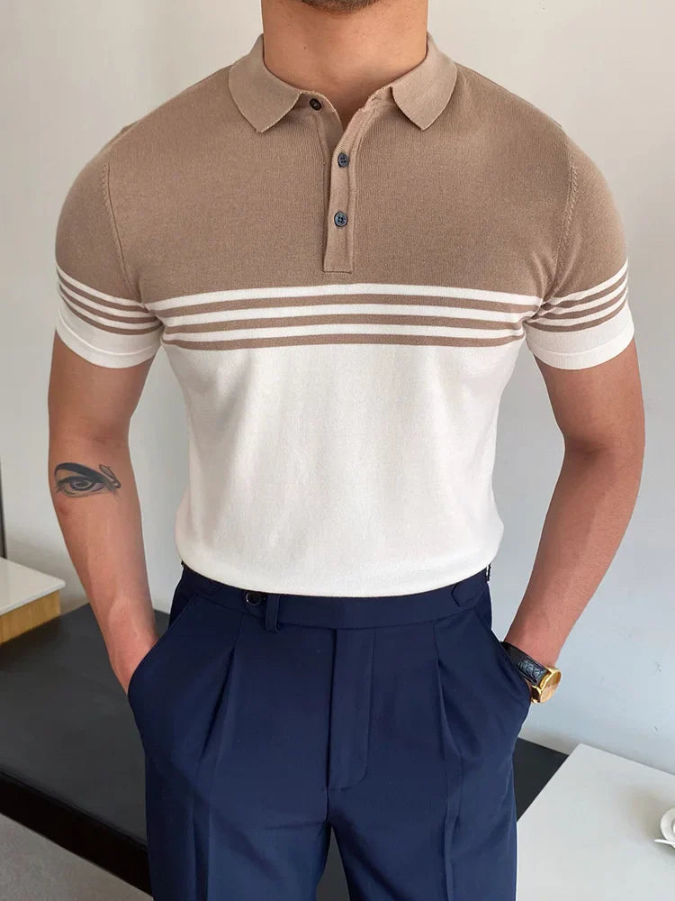 LIVORNO® Casual Men Polo Shirt