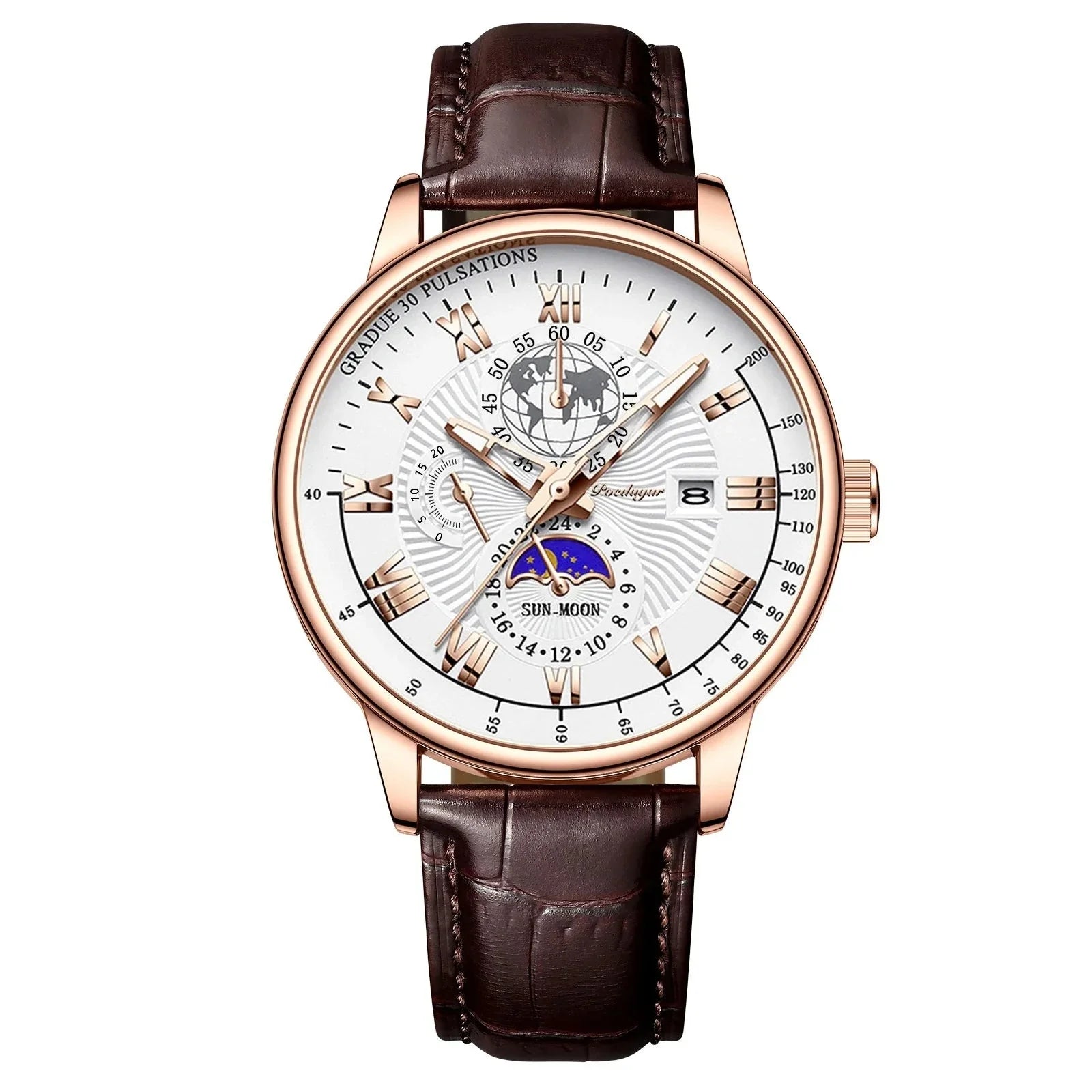 LICATA® Luxury Leather Watch