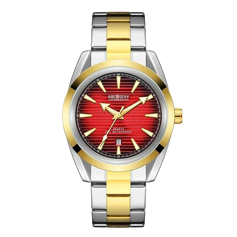 OSIMO® Men's Stainless Steel Business Watch