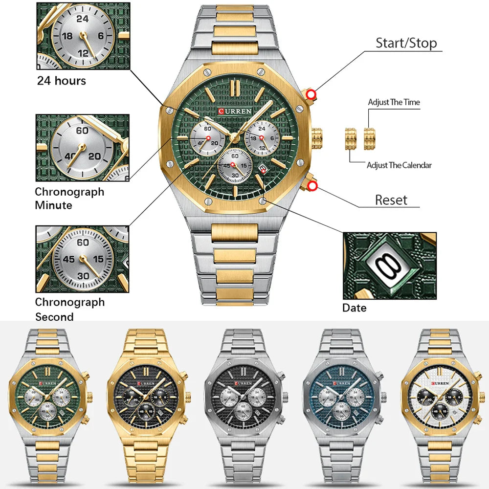 BENZI® 2 Dial Sport Watch