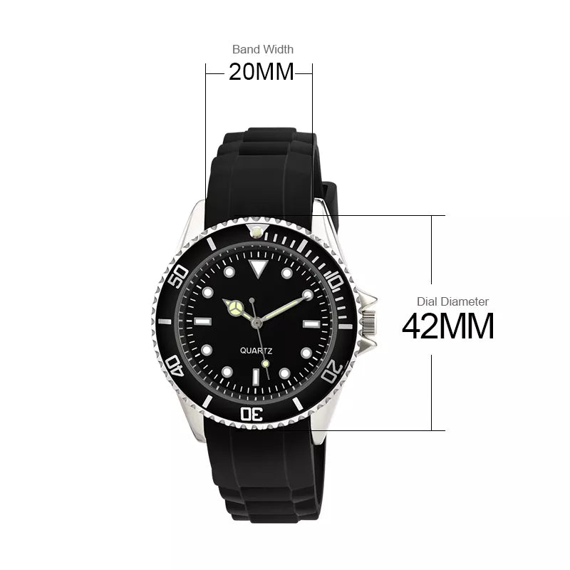 MALATRONI® Elegant Black Men's Watch
