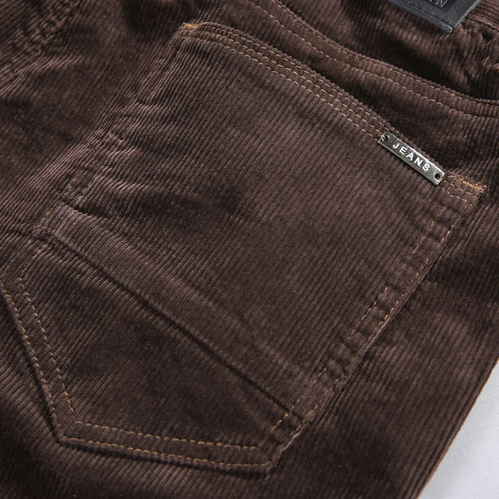 ROTHERHAM® Corduroy Stretch Trousers for Men