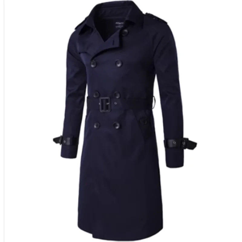 PANNOS®  Long Trench Coat with Belt