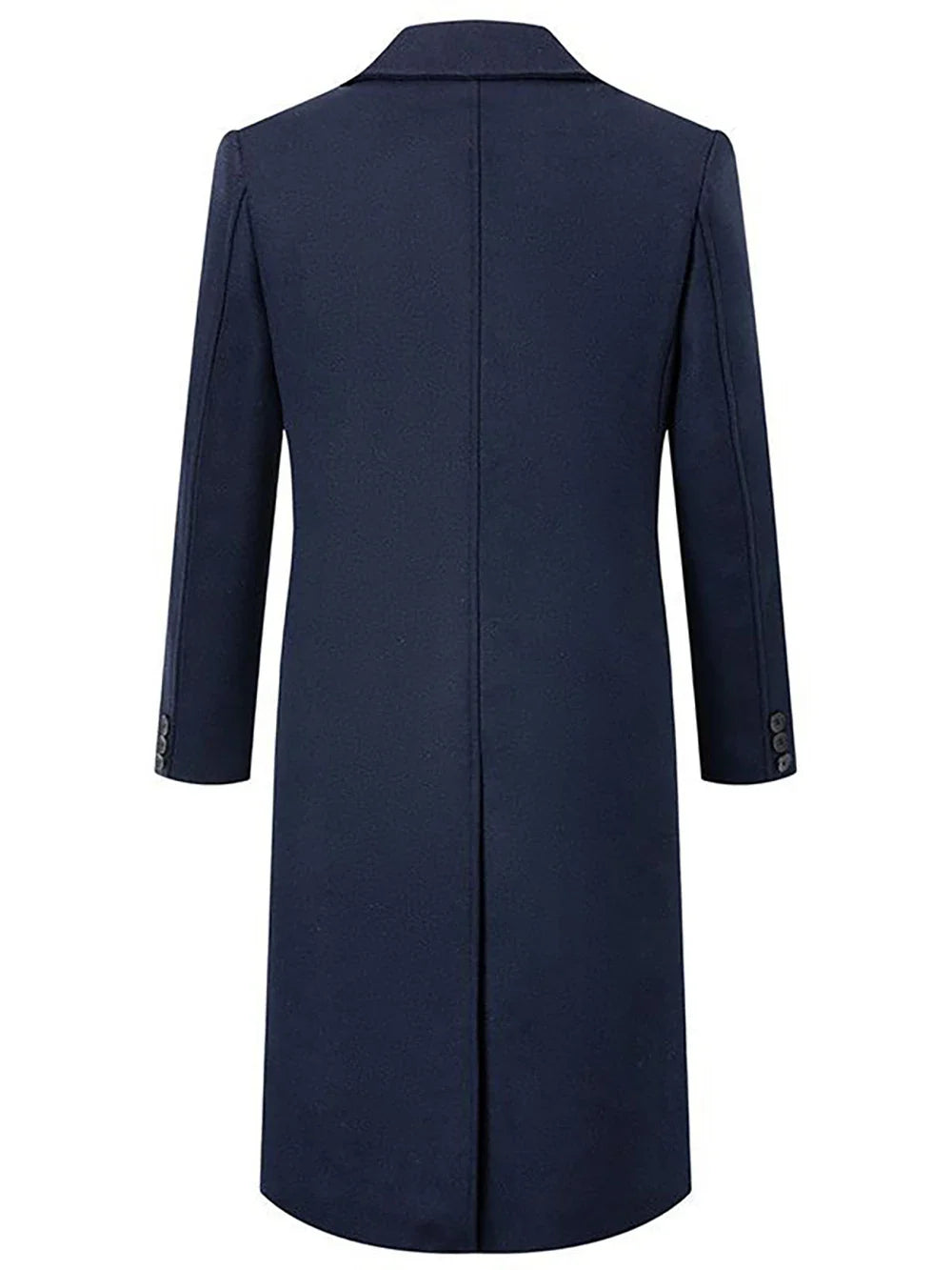 FANG® Extra Long Knee-Length Woolen Coat