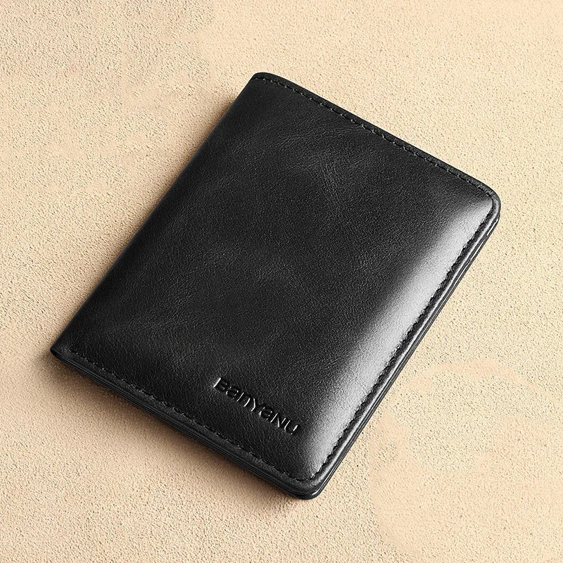 VALEN® RFID Genuine Leather Slim Wallet for Men