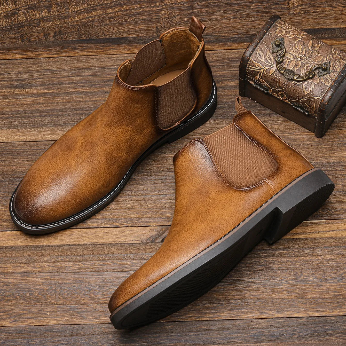 POSITANO® Elegant Men's Chelsea Boots