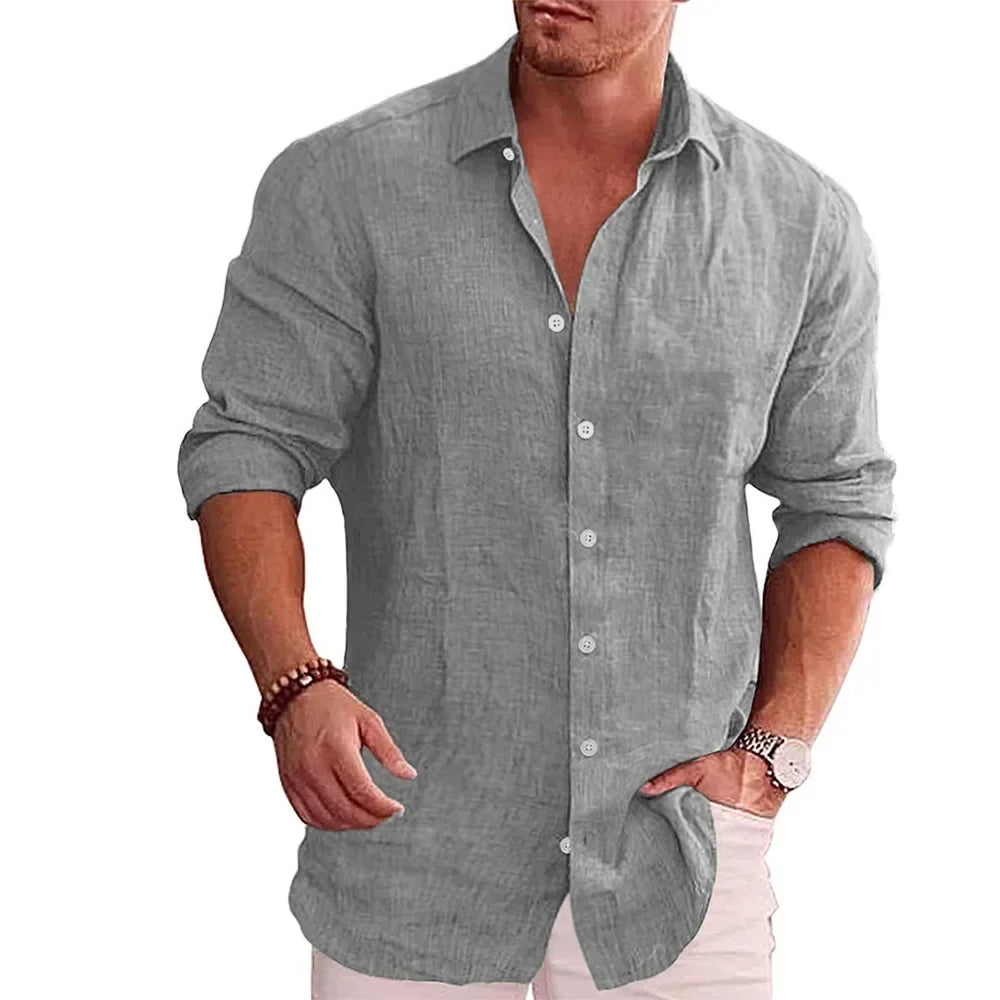 ESPARANO® Summer Linen Shirt