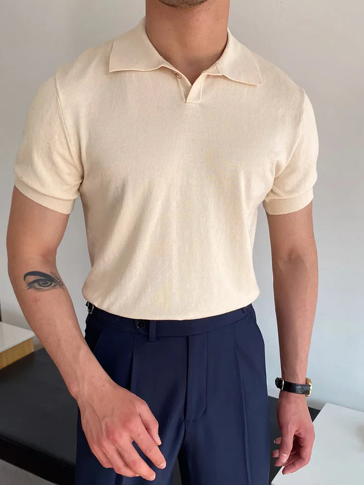 LIVORNO® Casual Men Polo Shirt