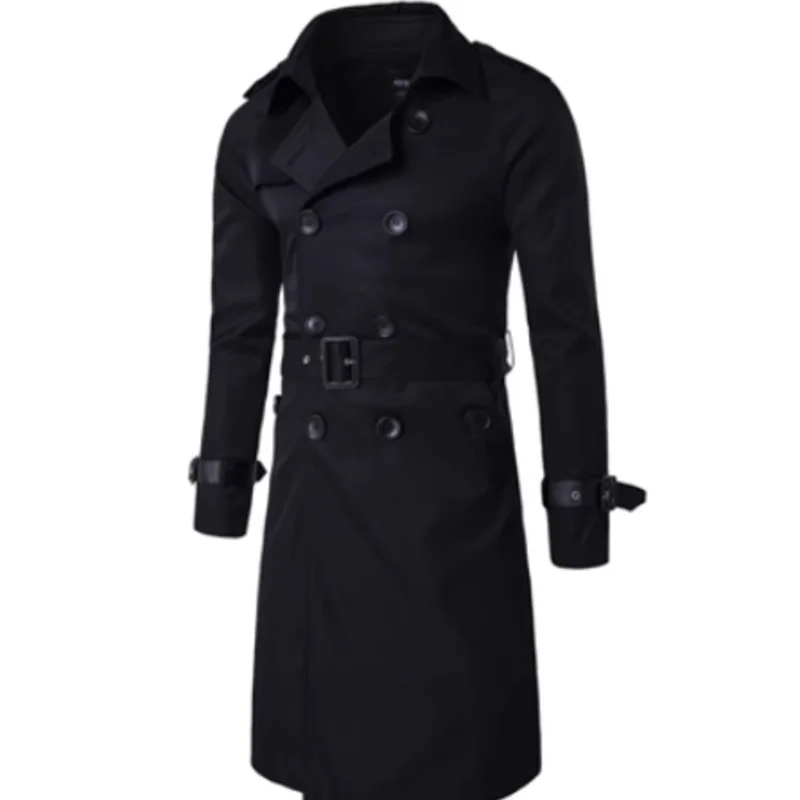 PANNOS®  Long Trench Coat with Belt