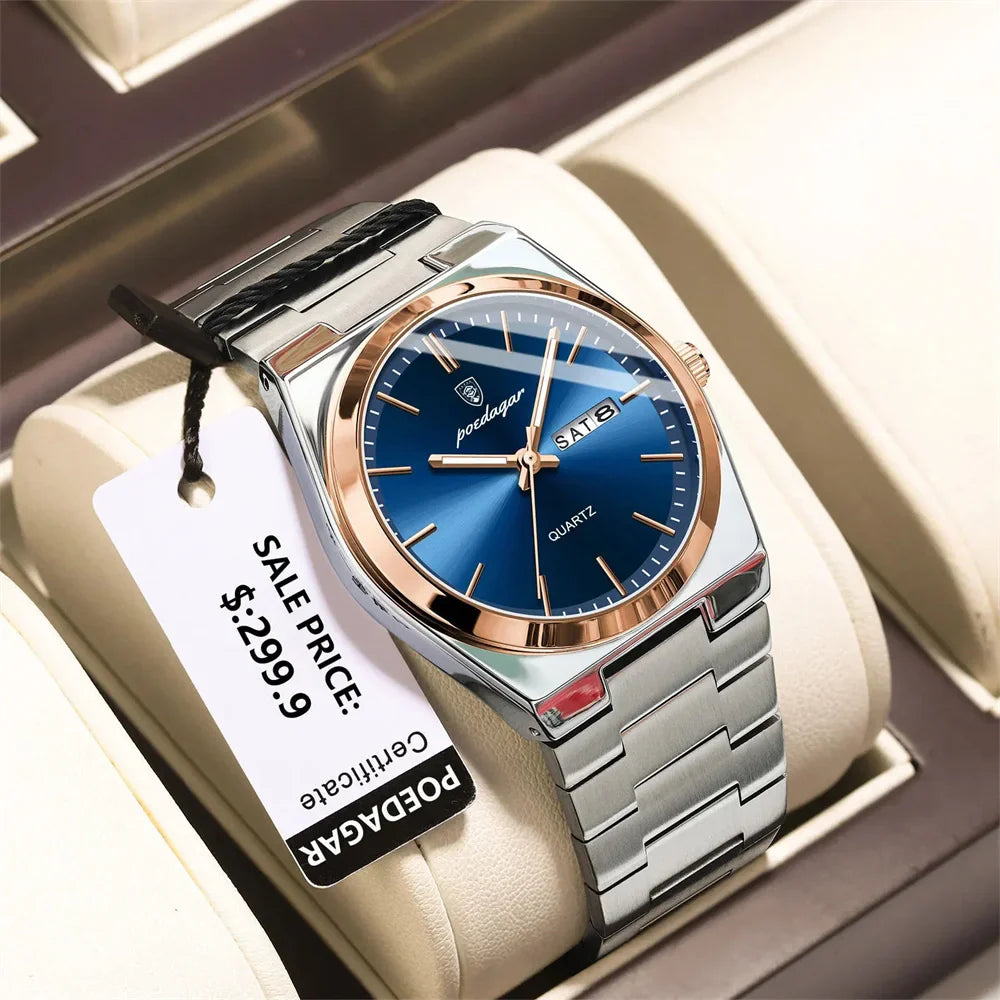 WATTFORD® Elegant Day Date Watch