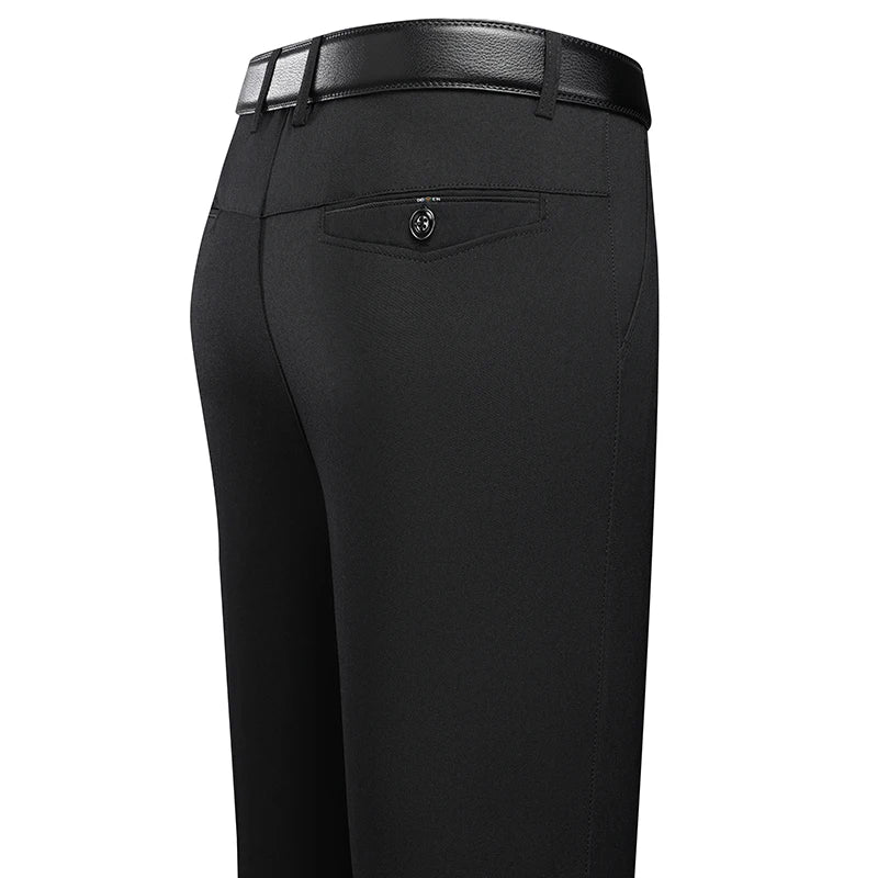 CARLYTON® Men's Business Casual Dress Pants - Summer & Autumn Straight Fit