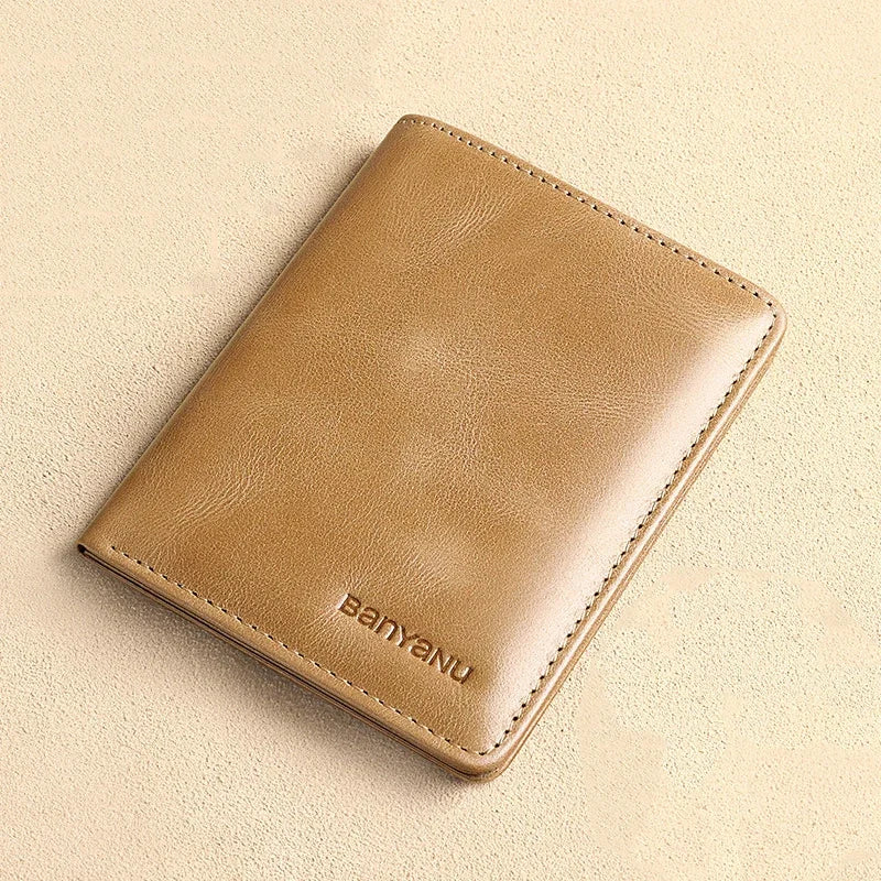 VALEN® RFID Genuine Leather Slim Wallet for Men