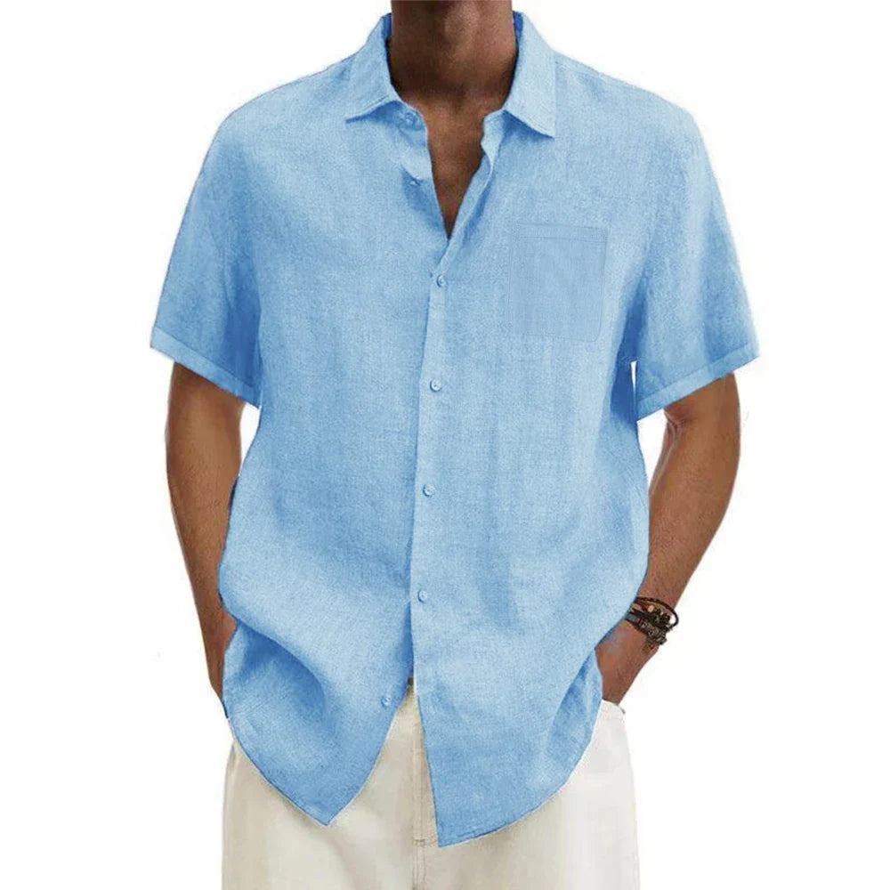 GAETA® Men's Short Sleeve Summer Shirt