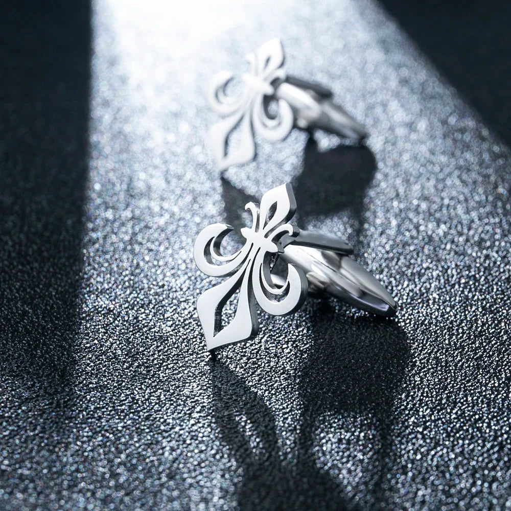 LEONIDAS® Holy Lily Flower Cufflinks