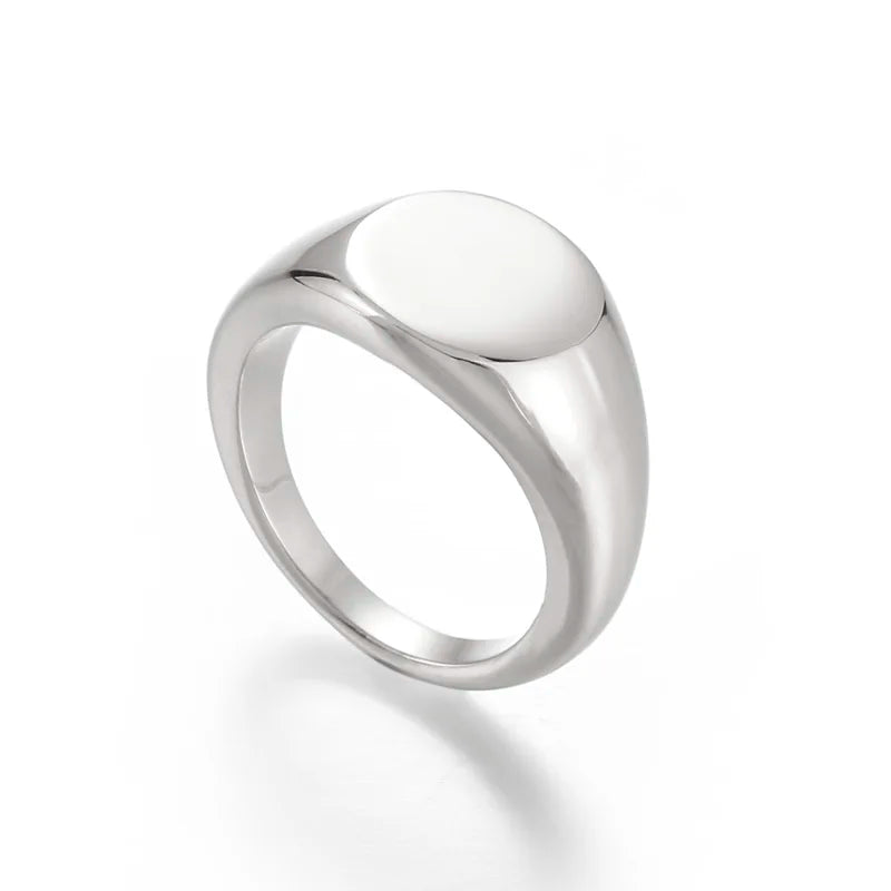 REI® Stainless Steel Signet Ring