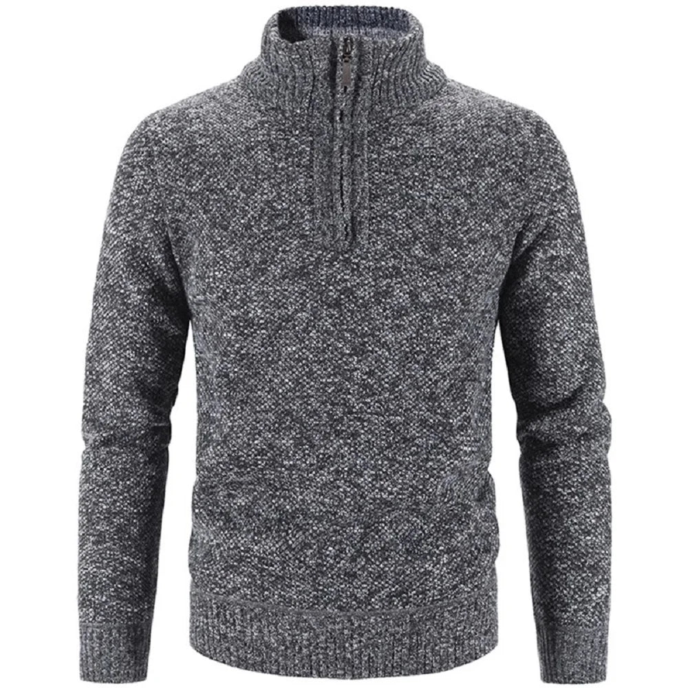 ROMEU® Men's Half Zipper Sweater