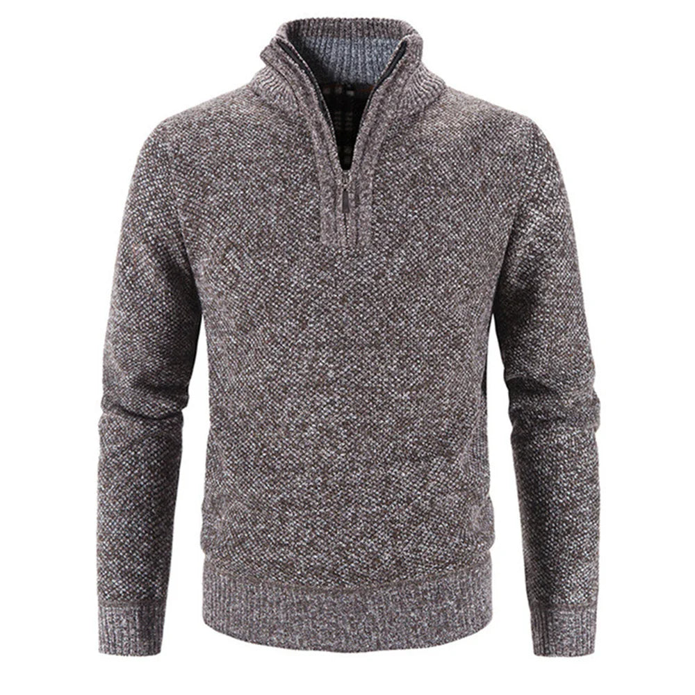ROMEU® Men's Half Zipper Sweater