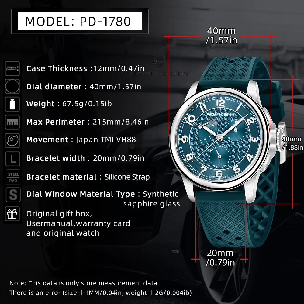 PROTO® Multifunction Men Quartz Watches