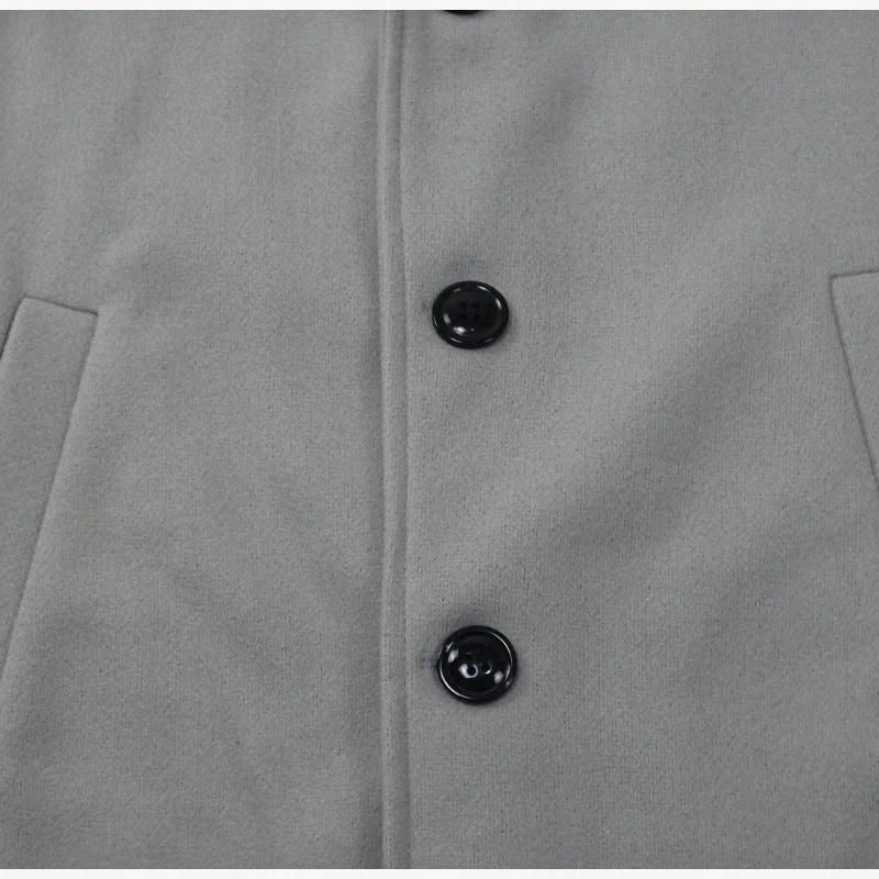 URBANNO® Solid Color Streetwear Jacket for Men