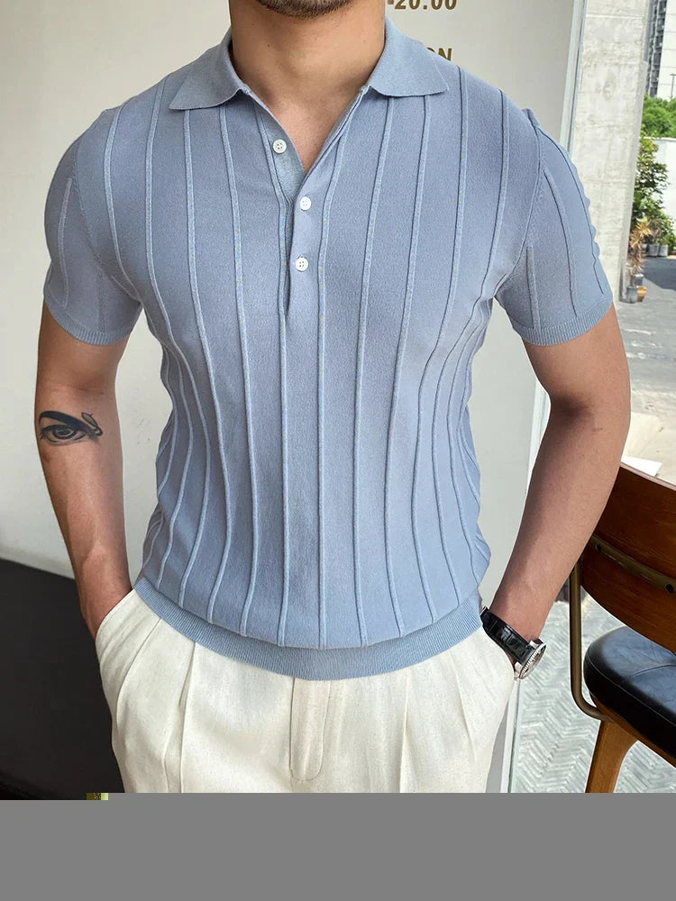 LIVORNO® Casual Men Polo Shirt