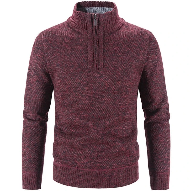 ROMEU® Men's Half Zipper Sweater