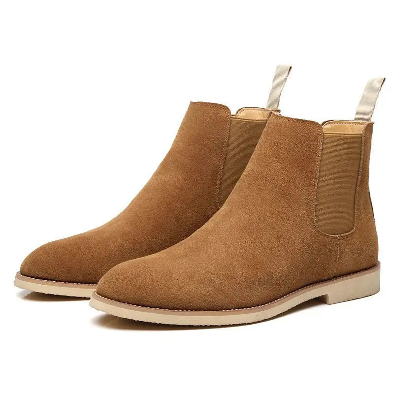 MANI® Retro Suede Genuine Leather Chelsea Boots for Men