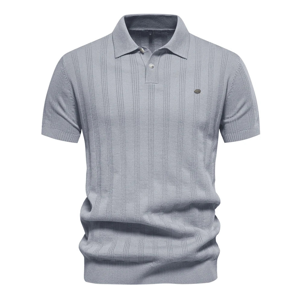 GUSTAV® Textured Polo Shirt
