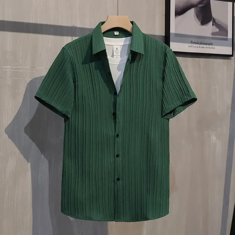 SALVANINI® Turn Down Collar Summer Shirt