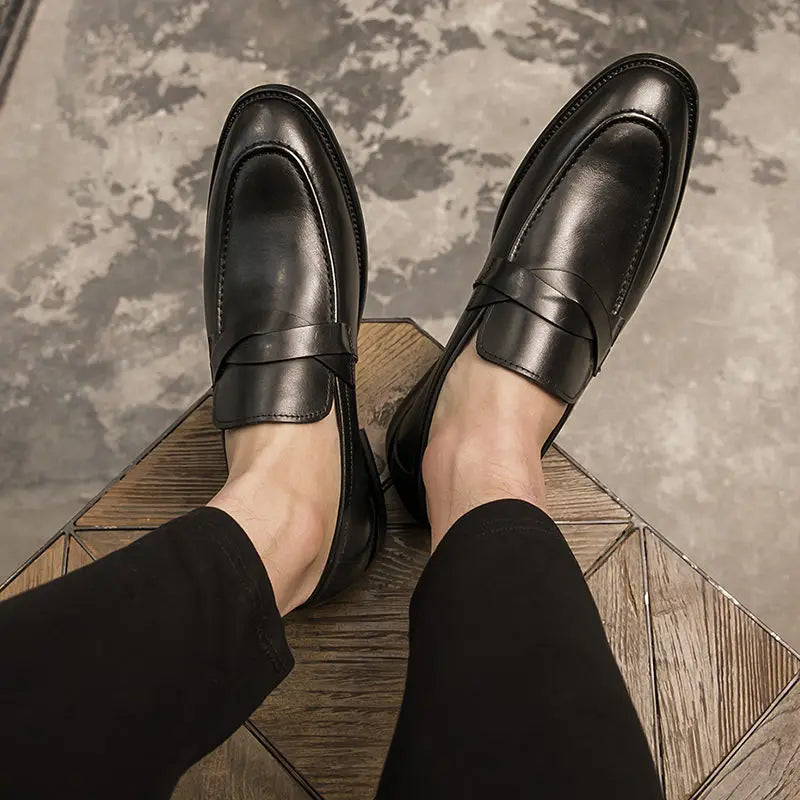 ITALO® Casual Leather Male Loafers