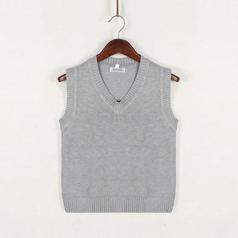 ANDREA® V-neck Retro Sweater