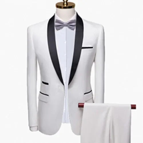 DORCHESTER® Men’s Skinny 3-Piece Tuxedo Suit – Ultimate Formal Elegance for Weddings, Proms, and Special Occasions