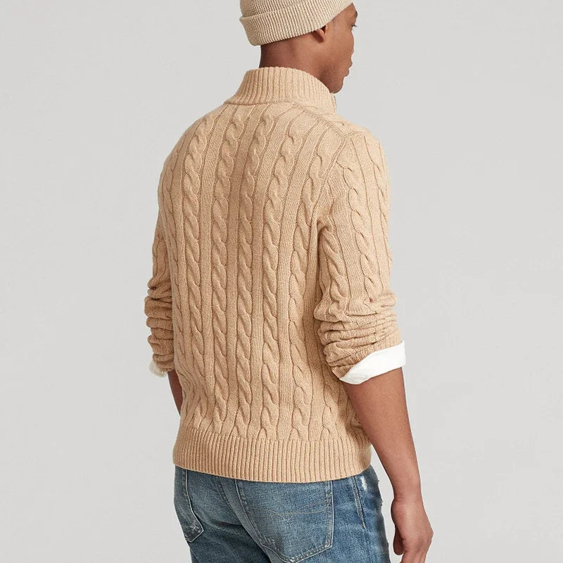 LUCERNE® Sweater – 100% Cotton Knitted Elegance