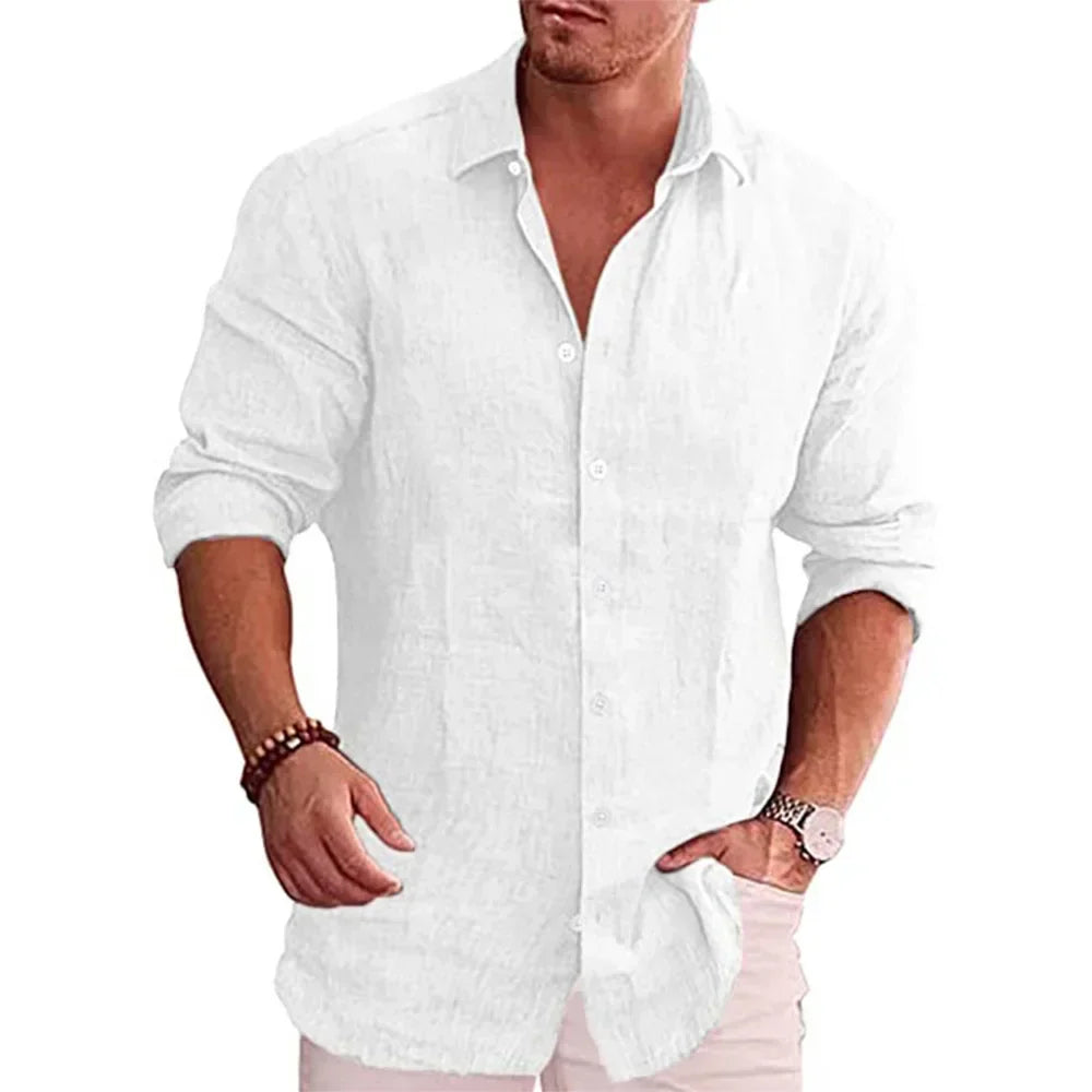 ESPARANO® Summer Linen Shirt