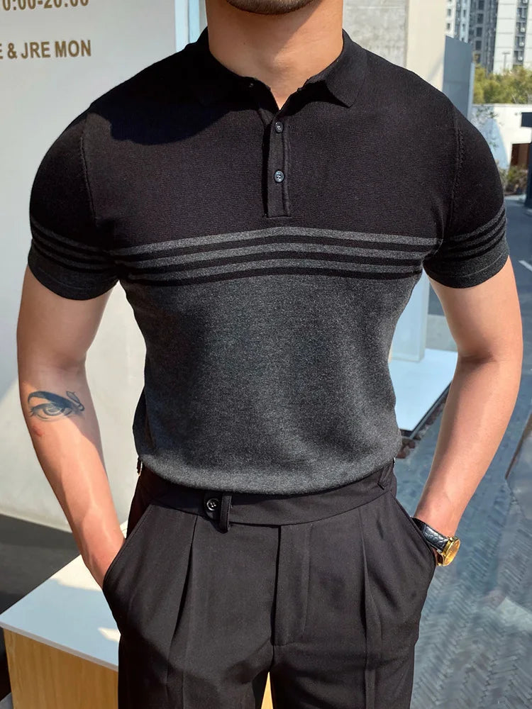 LIVORNO® Casual Men Polo Shirt