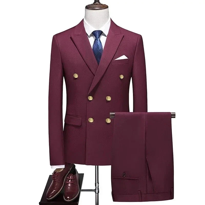 ATTICUS® Men’s Suit Two-Piece Set