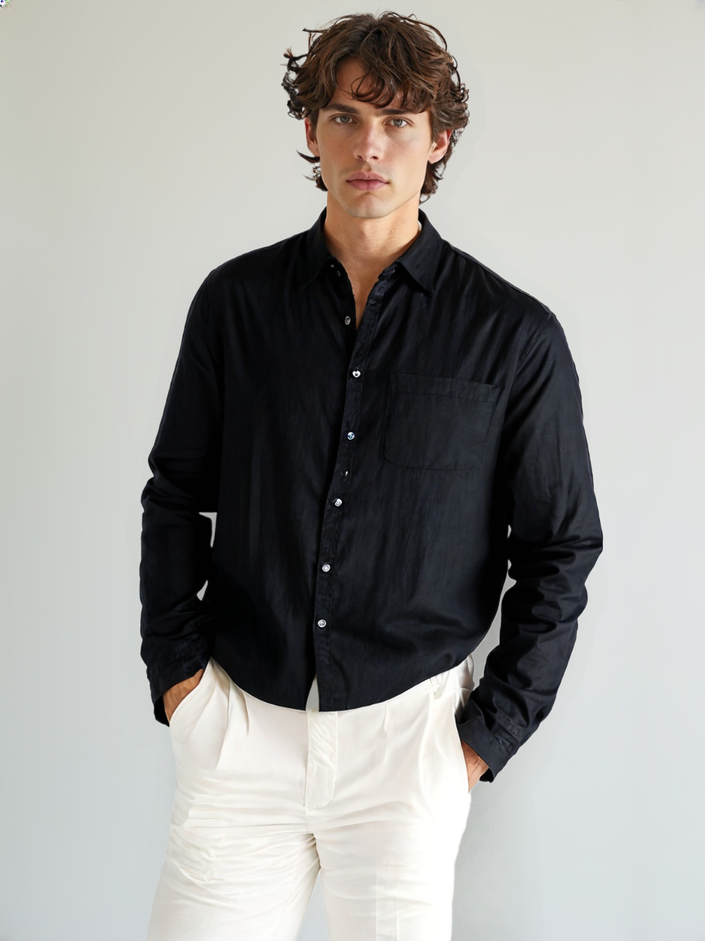 ESPARANO® Summer Linen Shirt