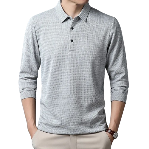 SEIBEL® Men's Business Casual Polo Long Sleeve